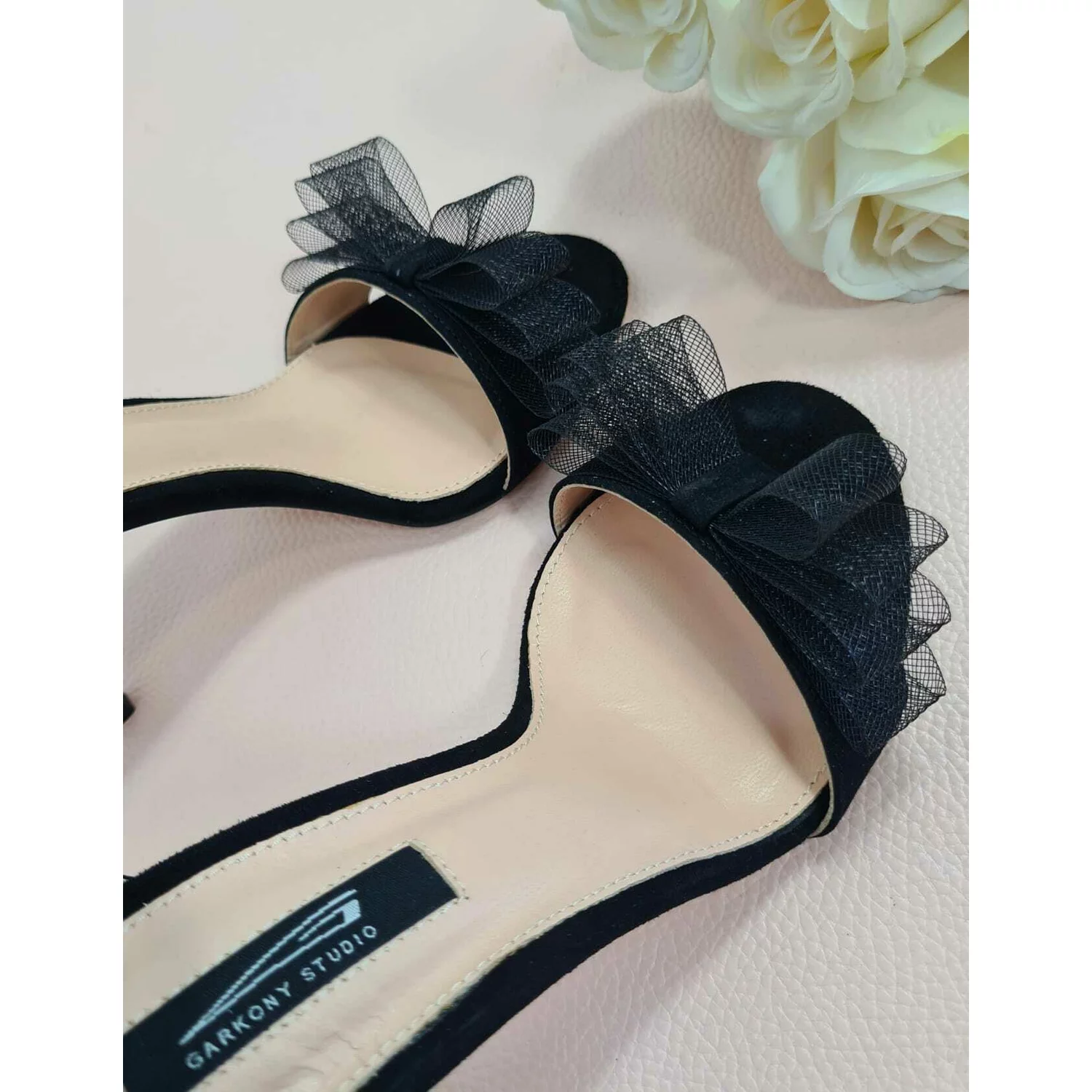 Sandale negre de ocazie Ilona