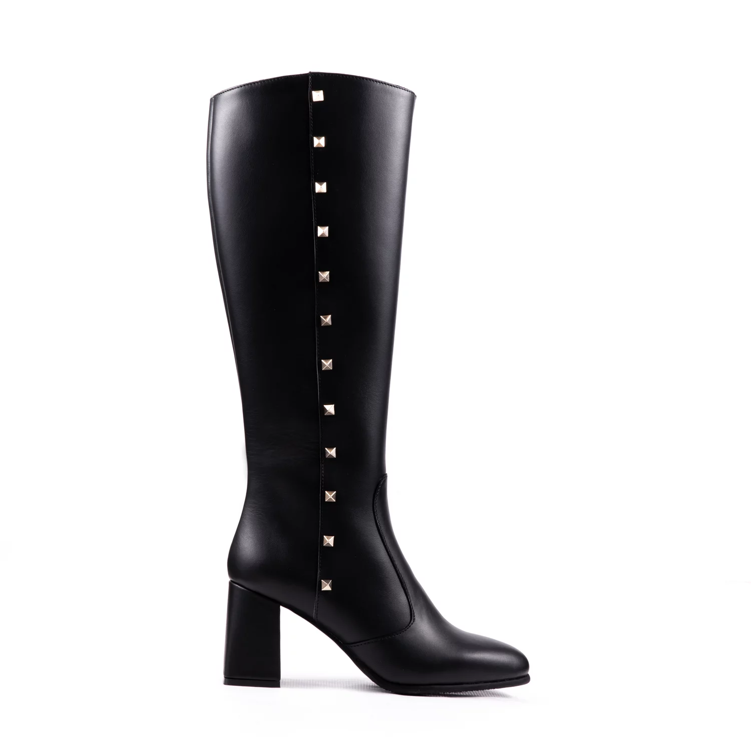 Cizme Piele Naturala neagra Como