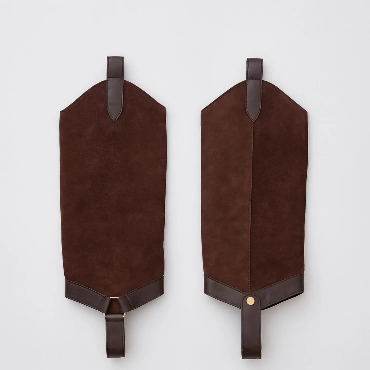 Jampiere detasabile din Piele Naturala Maro ciocolata Jinx