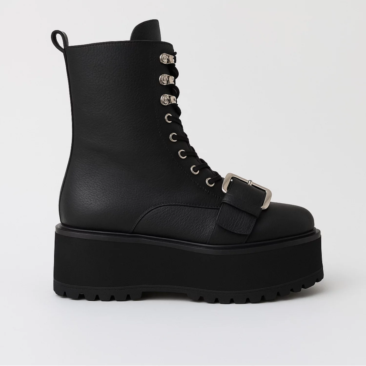 Ghete din piele naturala neagra Malmo