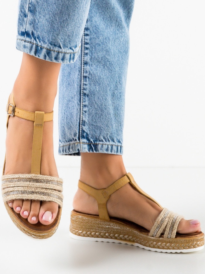 Sandale dama Marshall Bej