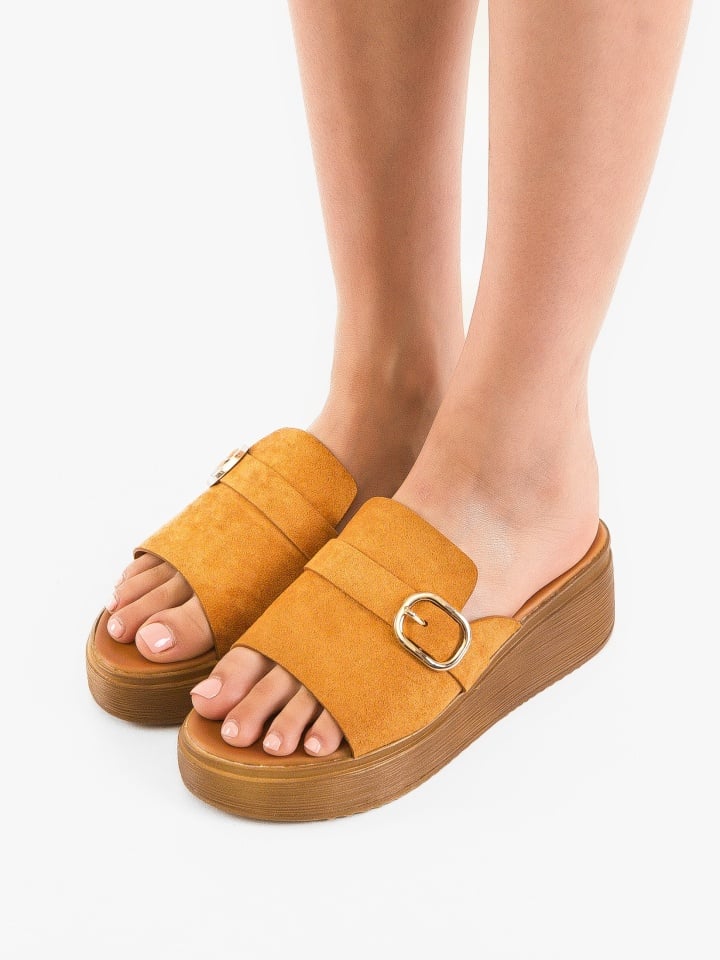 Papuci dama Priya Bej