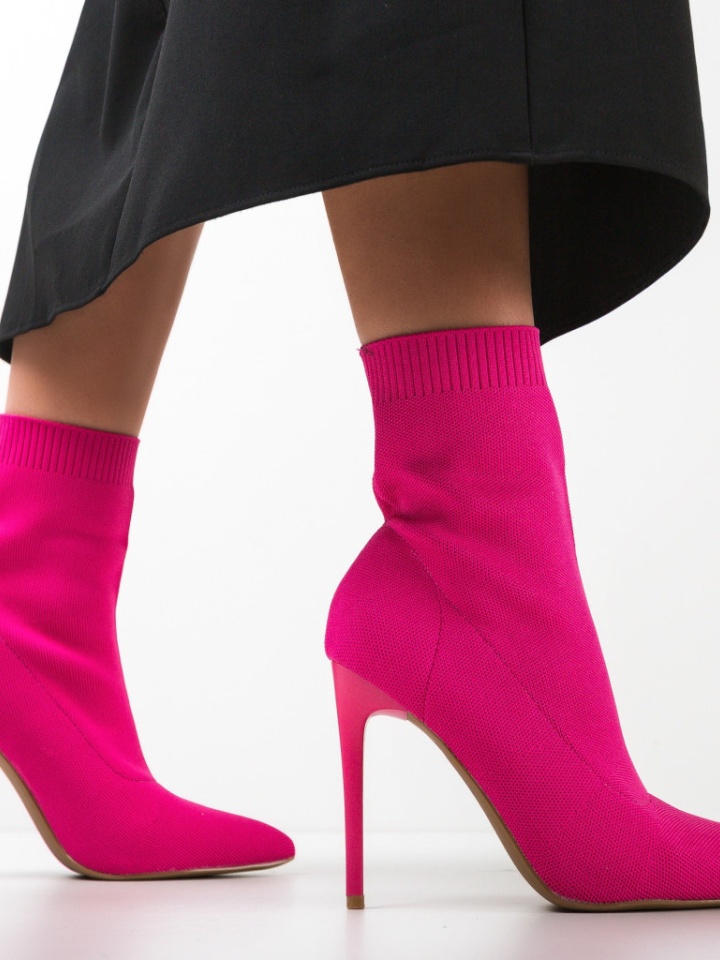Botine dama Gluty Fuchsia