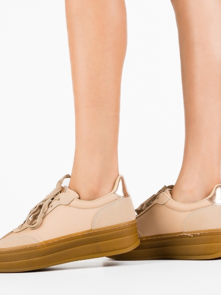 Sneakers dama Jaswin Khaki