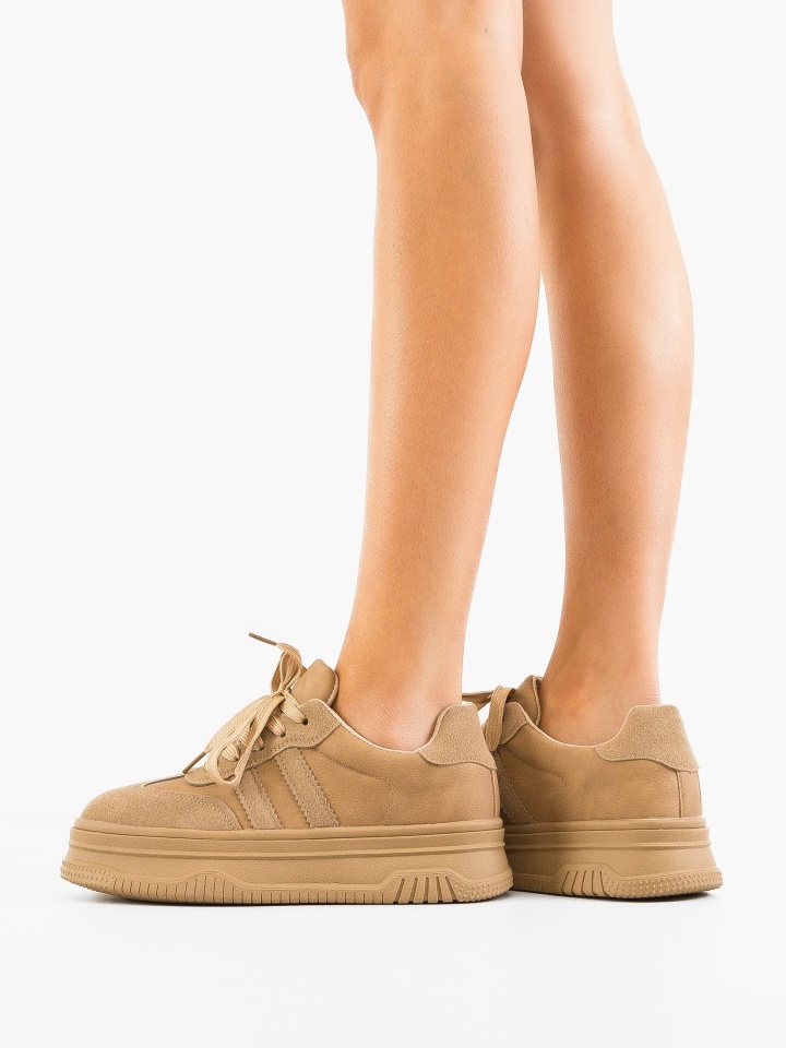 Sneakers dama Carlas Bej