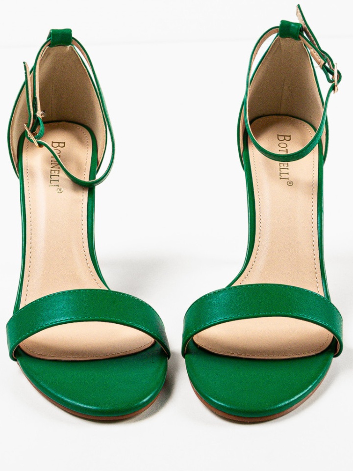 Sandale cu toc Rekoman Negre