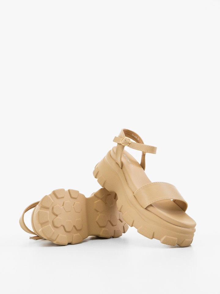 Sandale dama Aviv Bej