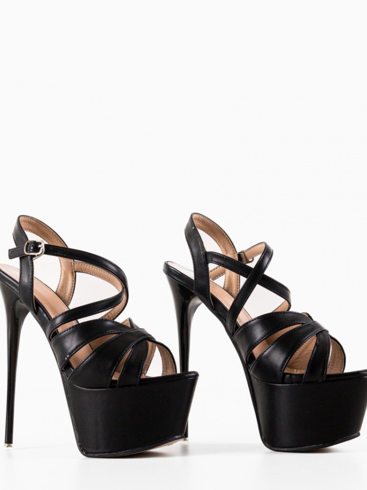 Sandale dama Kai Negre 2