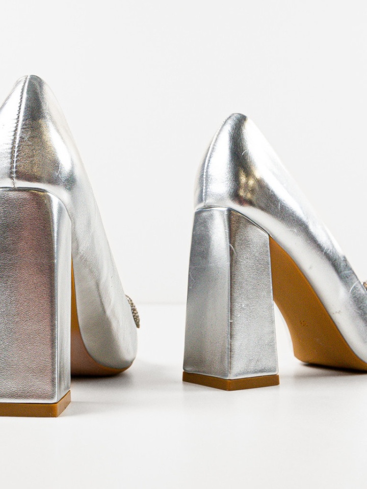 Pantofi dama Jacira Argintii