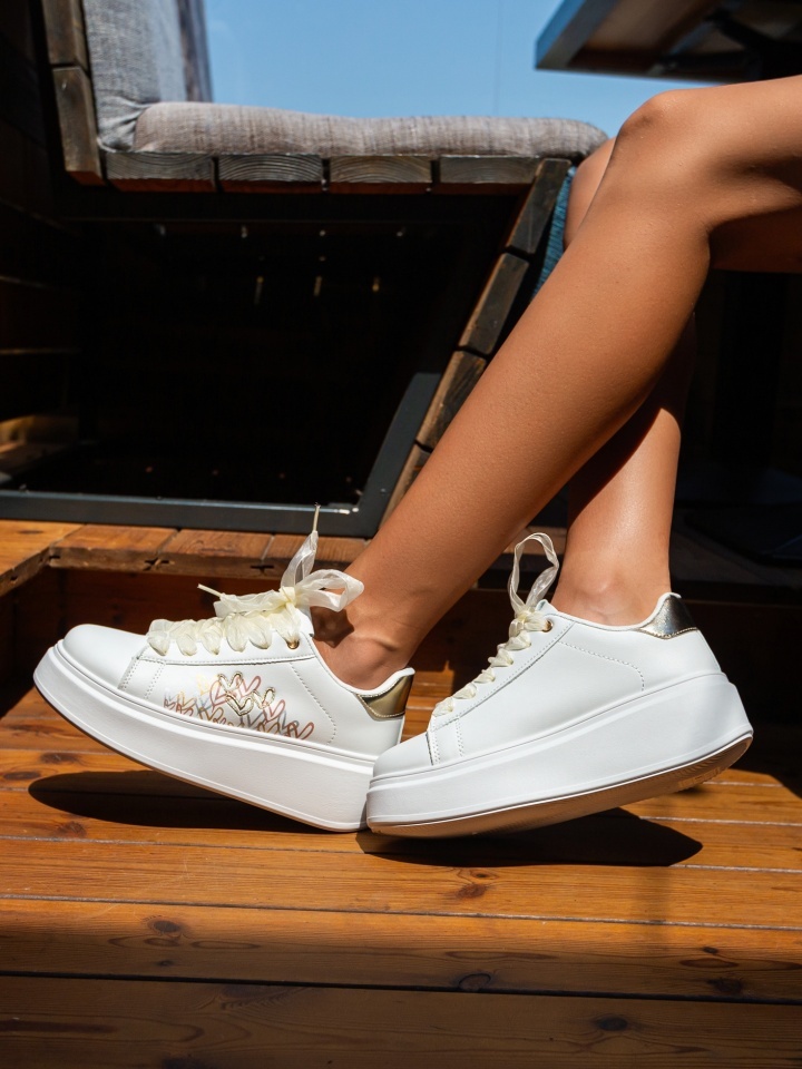 Sneakers dama Ilius Argintii