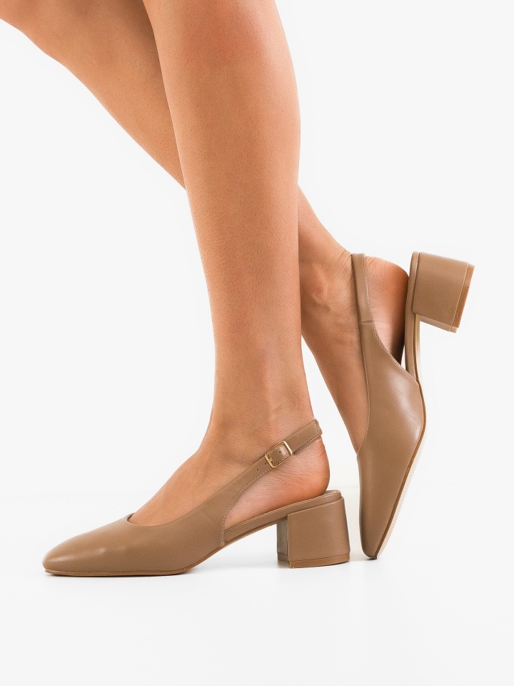 Pantofi dama Kheian Bej