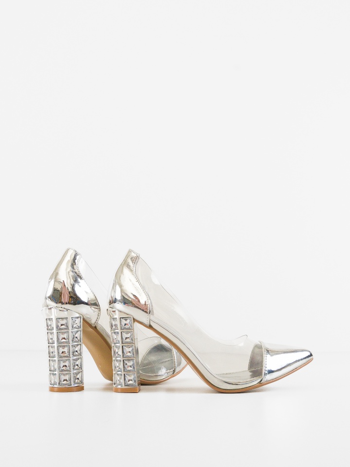 Pantofi dama Lukas Argintii