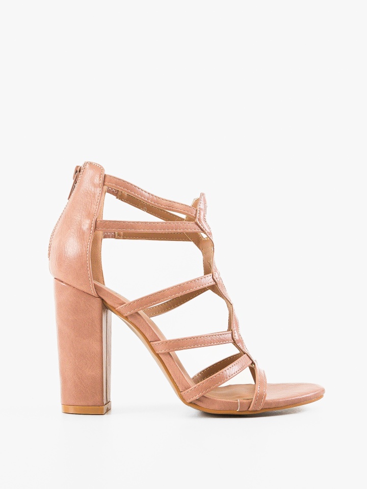 Sandale cu toc Polly Roz