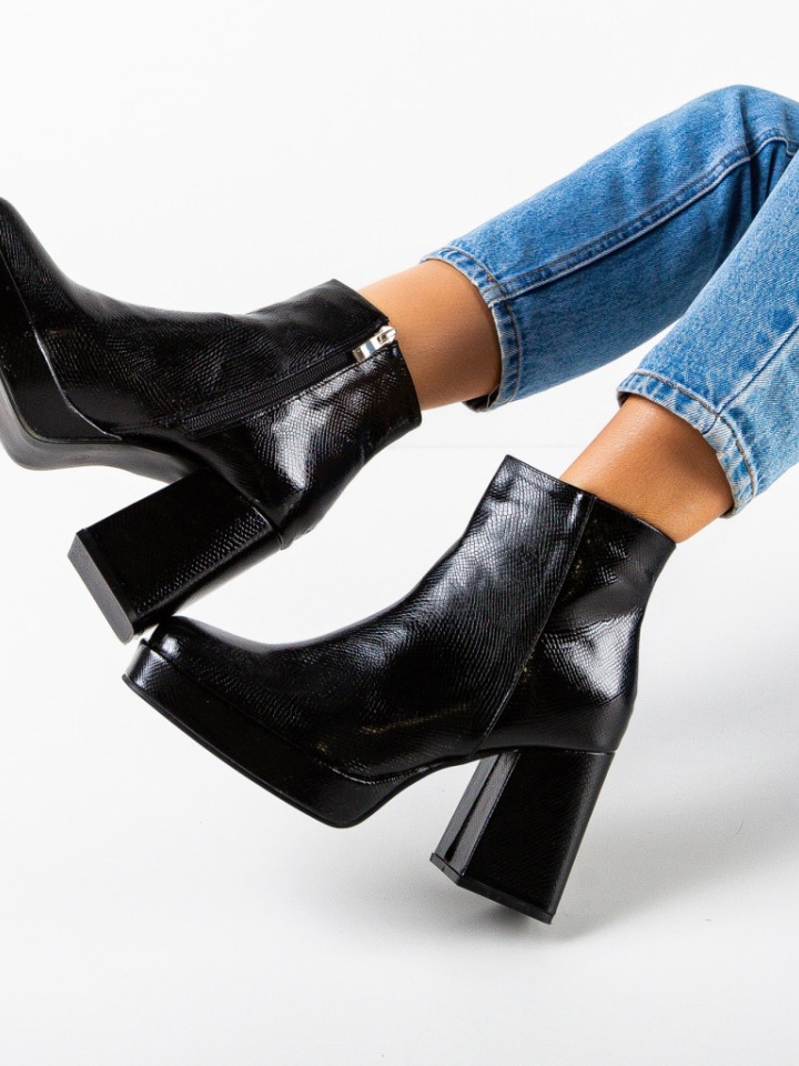 Botine dama Eraz Negre