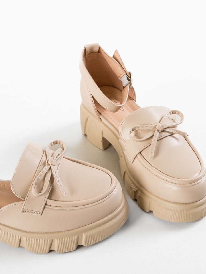 Pantofi casual Dorina Bej