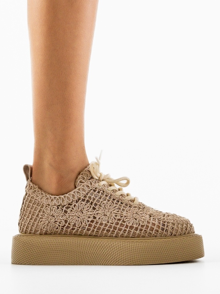 Pantofi Casual Ystory Bej 2