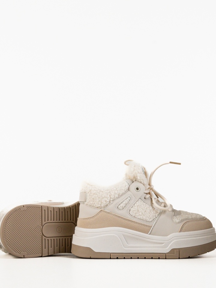 Sneakersi dama Pupujen Bej