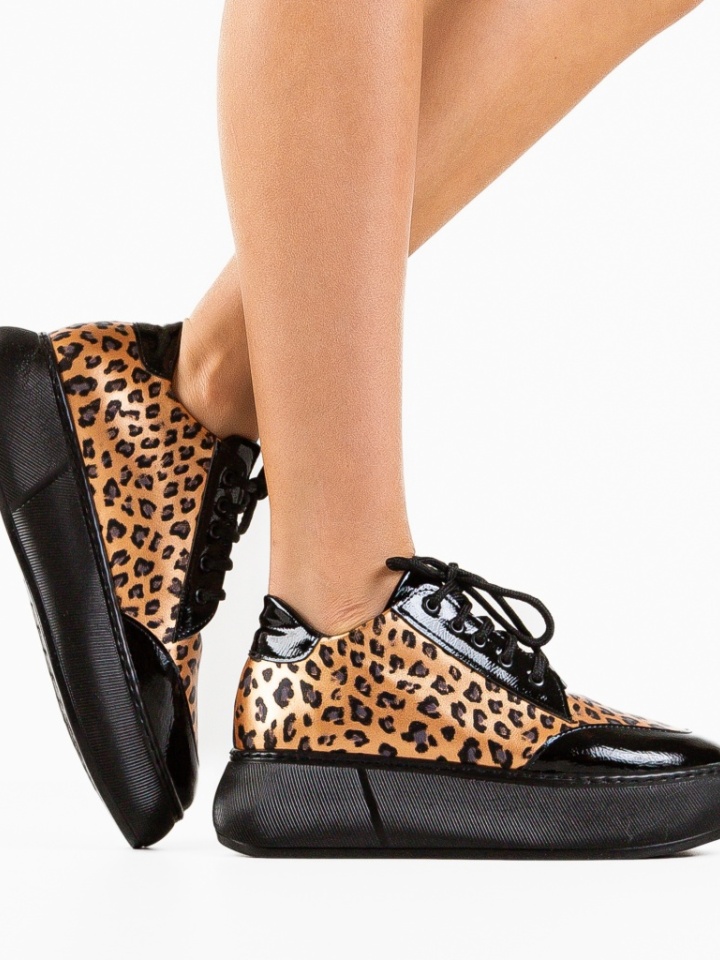 Pantofi Casual Gron Negri