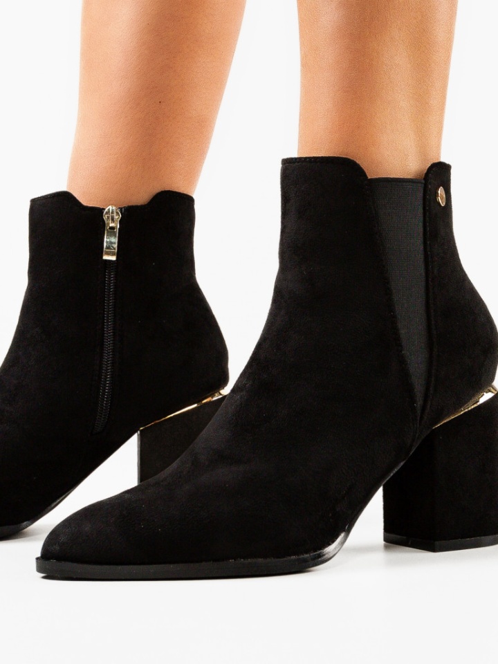 Botine dama Sharkbay Negre