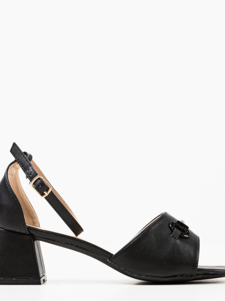 Sandale cu toc Lutgar Negre