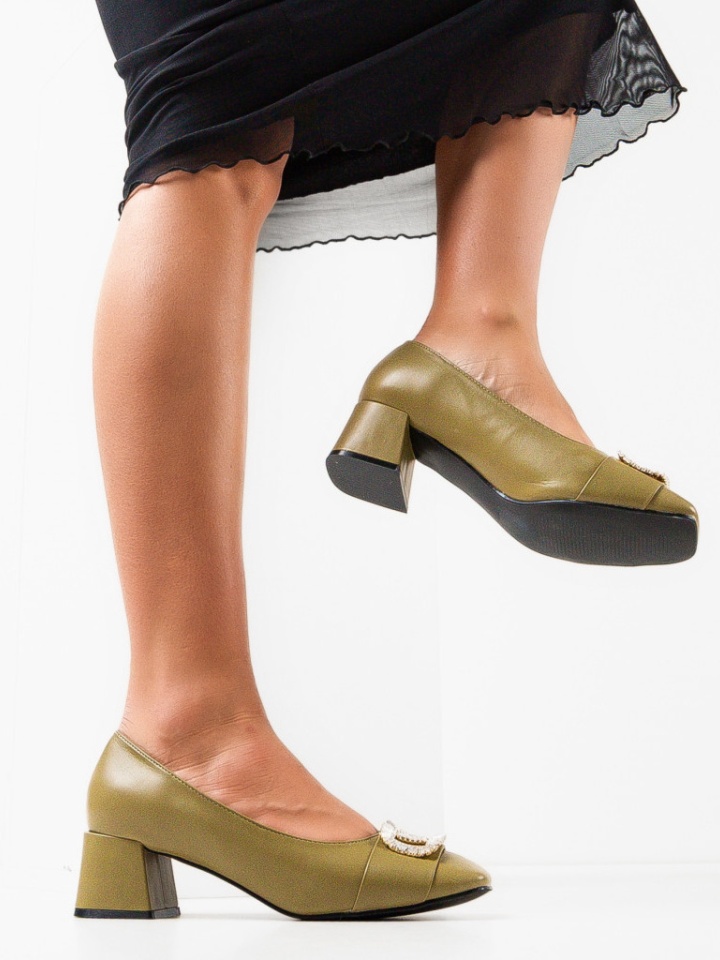 Pantofi dama Strickl Khaki