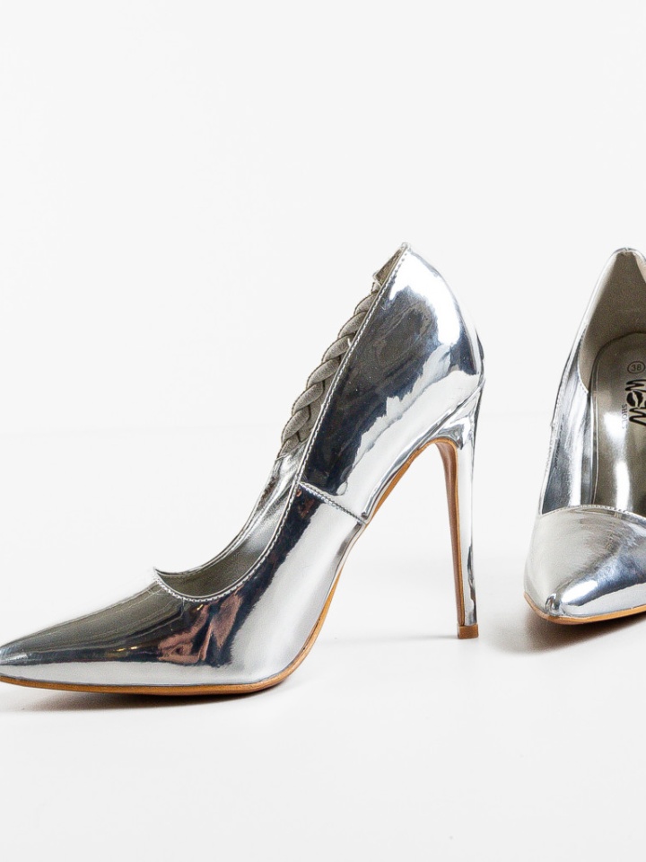 Pantofi dama Peeta Argintii