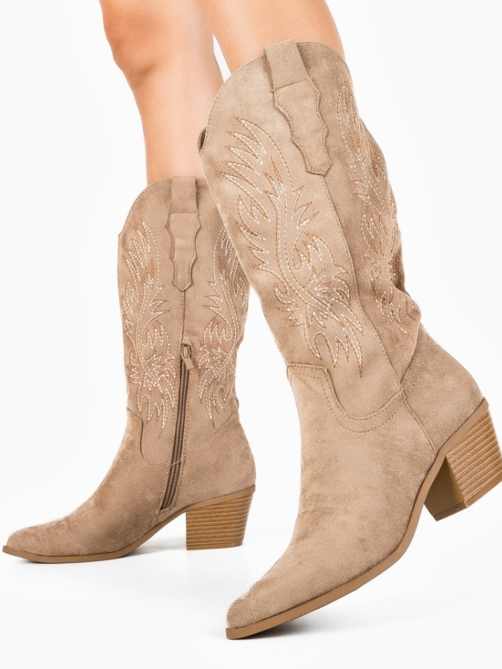 Cizme dama Chikelu Khaki