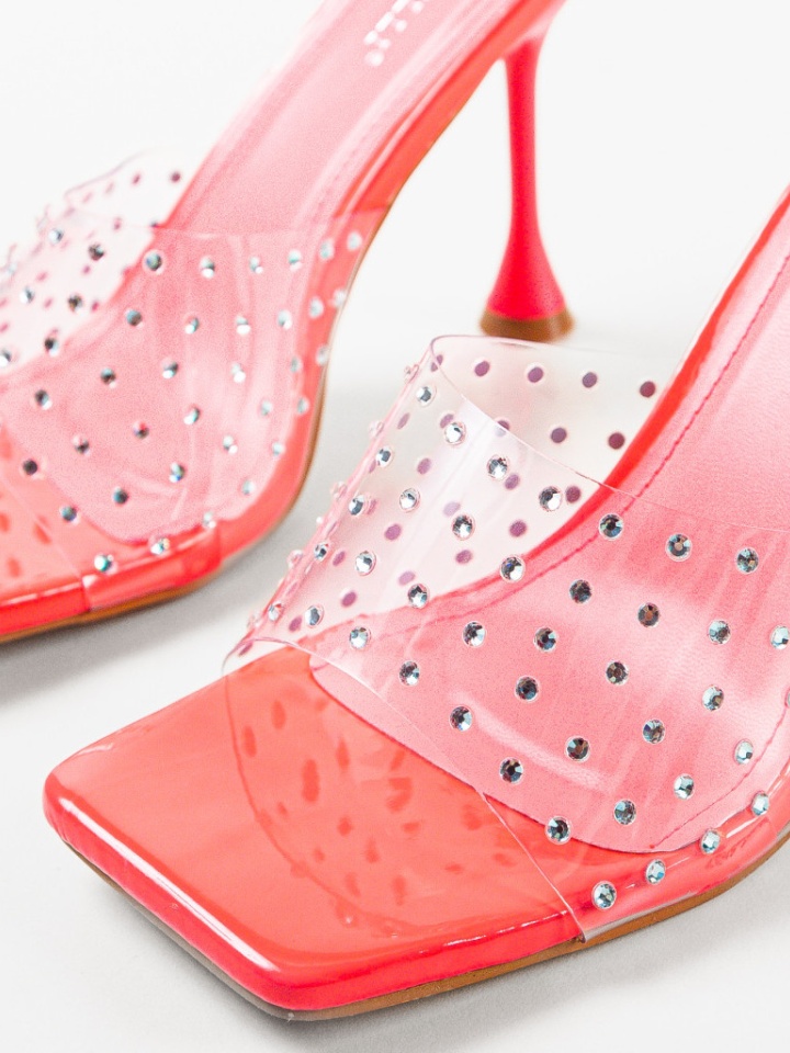 Saboti cu toc Zara Roz