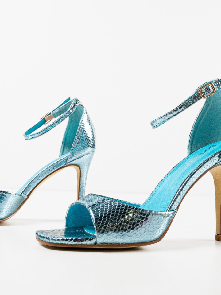 Sandale cu toc Lekaz Negri