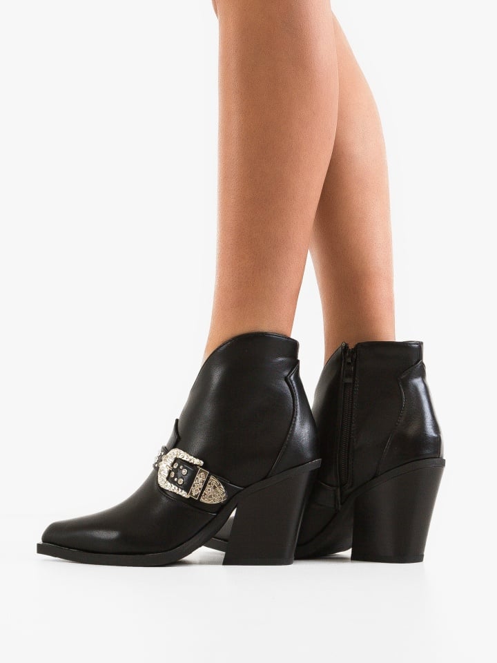 Botine dama Leigh Negre