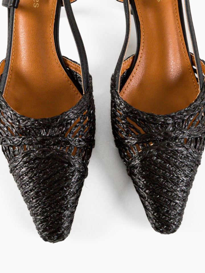 Pantofi cu toc Alexandrit Albi