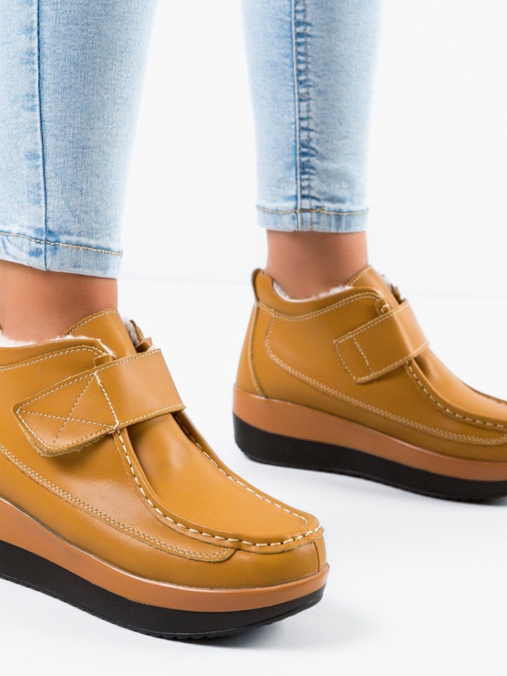 Pantofi Casual Jistry Camel