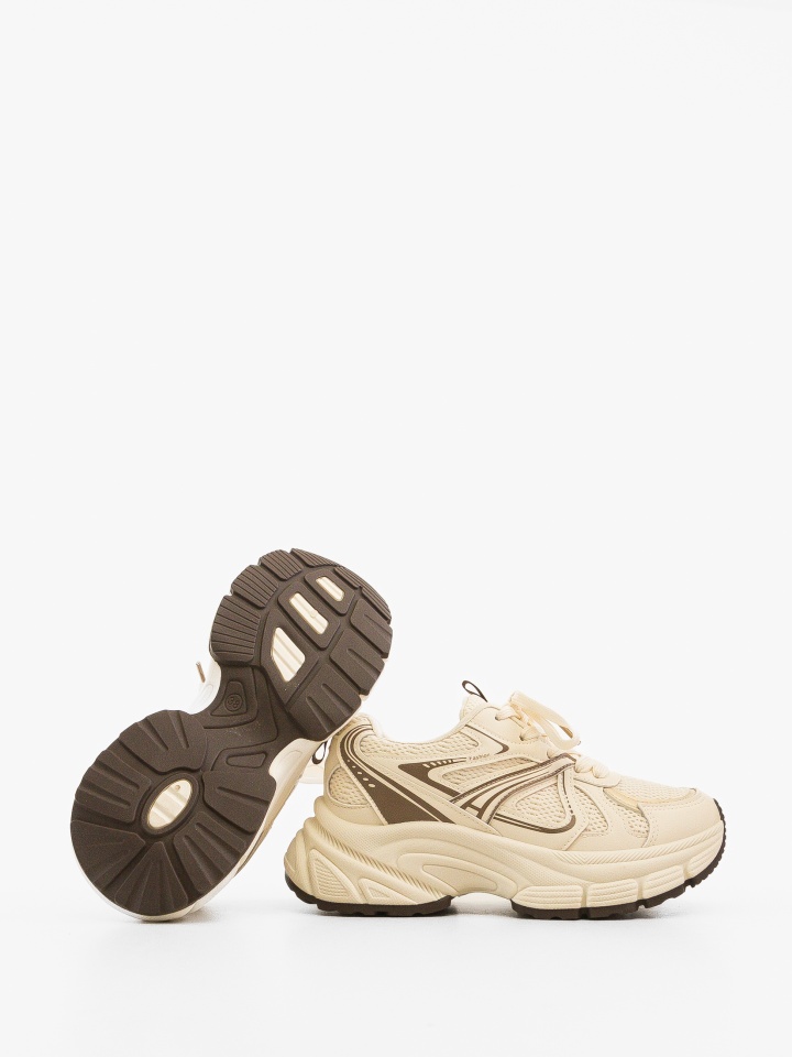 Sneakers dama Liisa Bej 2