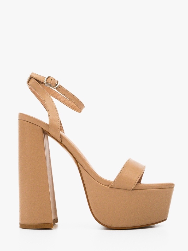 Sandale cu toc Moreno Argintii