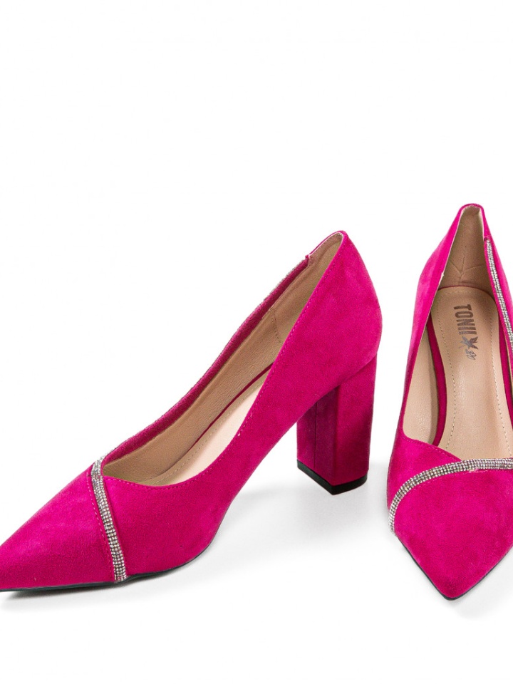 Pantofi cu toc Bavalka Verzi