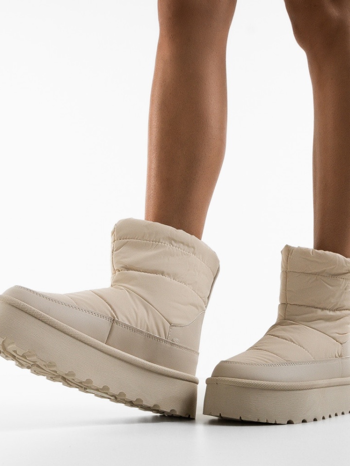 Cizme tip Ug Lyo Bej