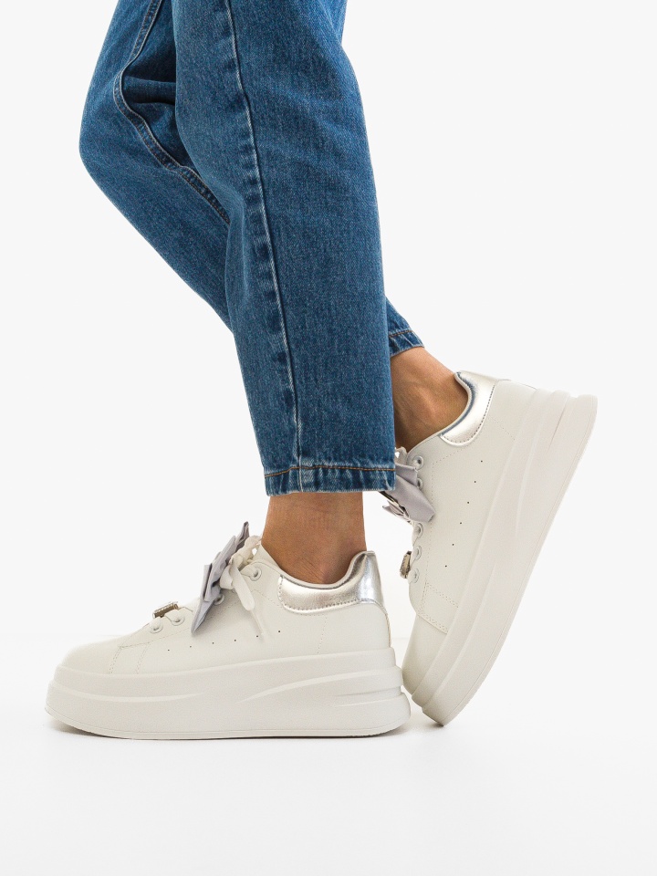 Sneakers dama Thaban Argintii