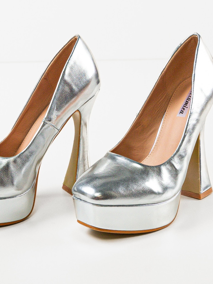 Pantofi dama Tiyam Argintii