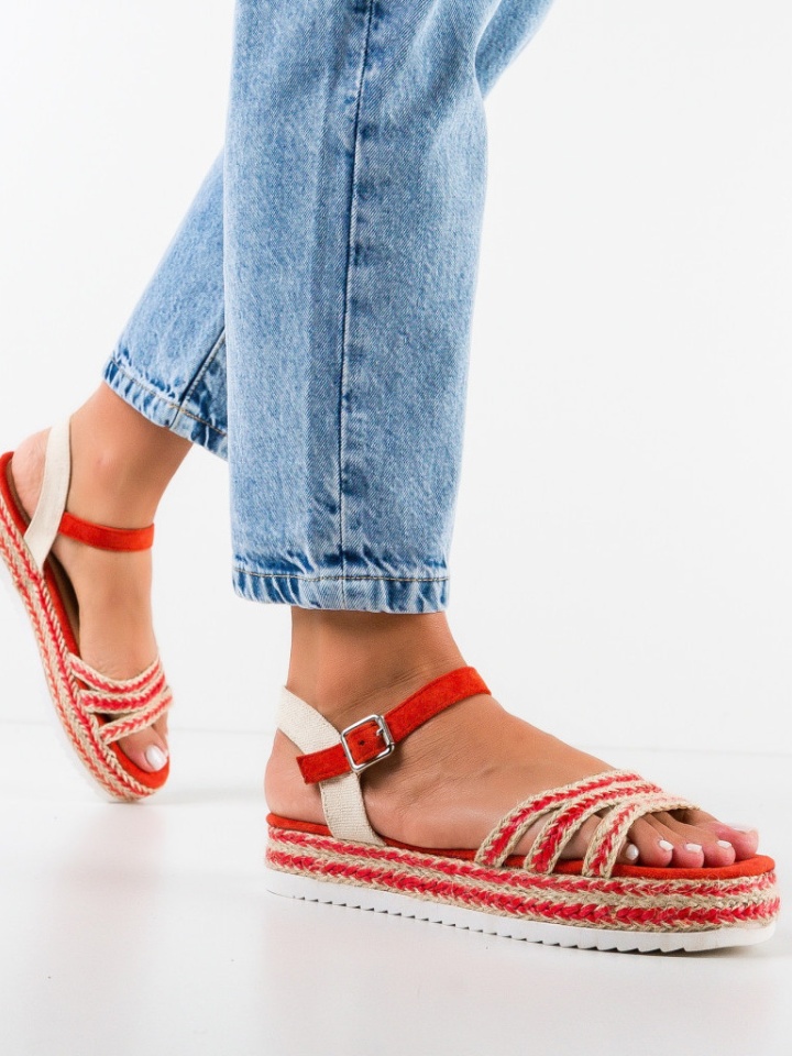 Sandale dama Kiri Portocalii