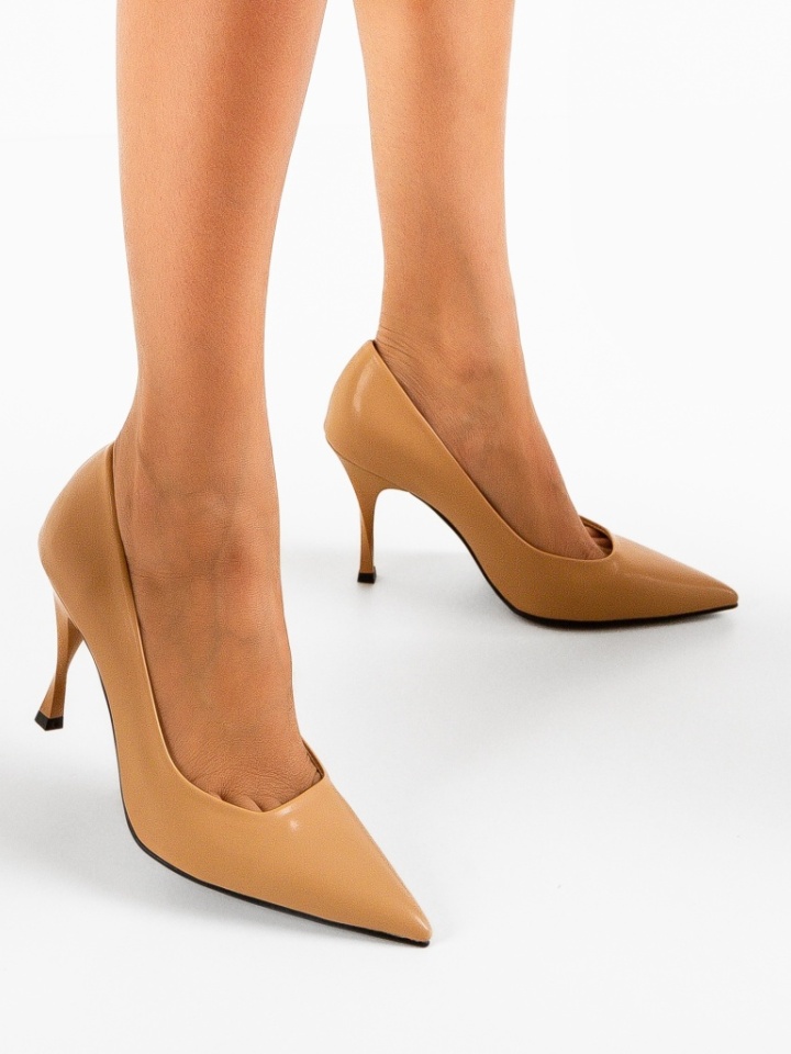 Pantofi dama Leuko Bej