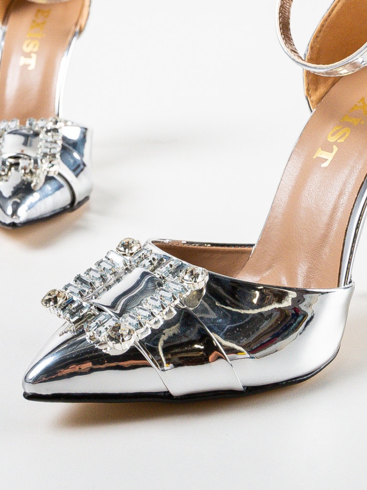 Pantofi dama Nestra Argintii