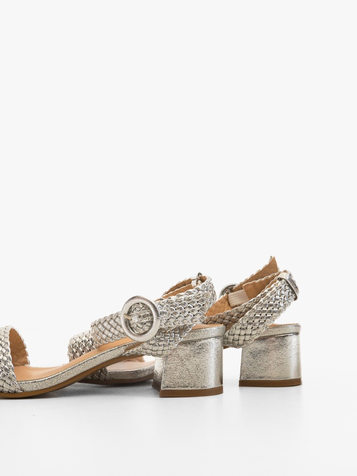 Sandale cu toc Jarvis Bej