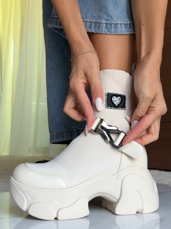 Sneakers dama Tradale Bej