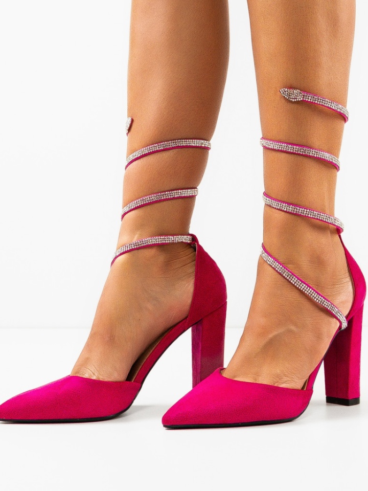 Pantofi cu toc Kyk Fuchsia