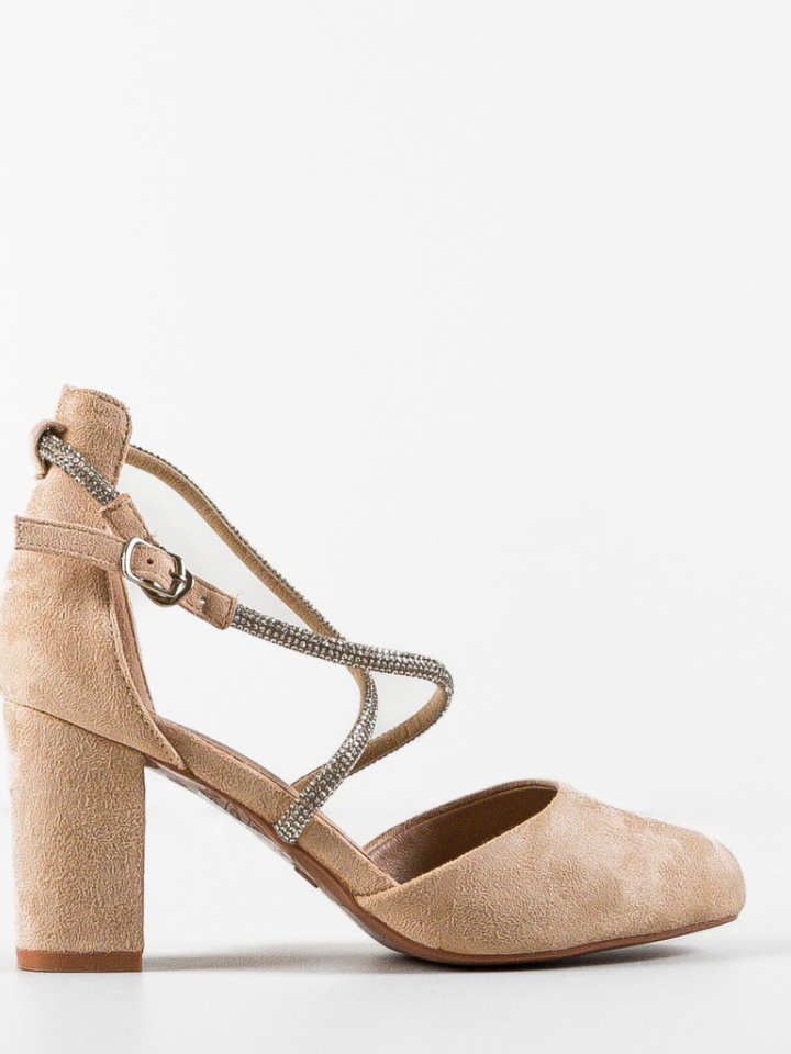 Pantofi cu toc Santos Rosii