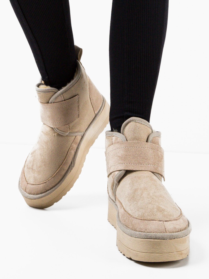 Cizme tip Ug Bamen Bej