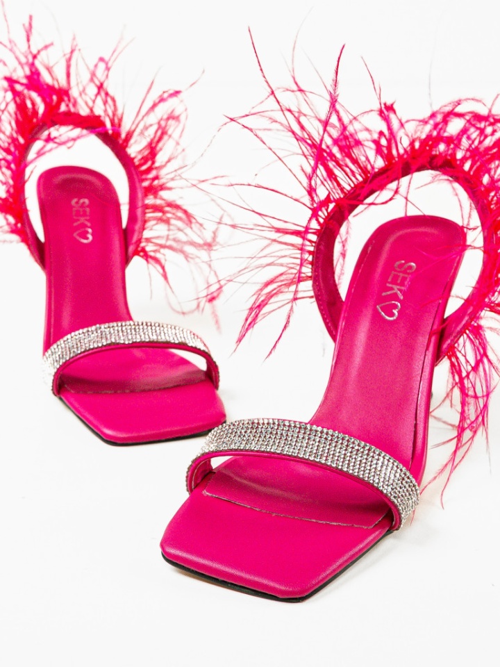 Sandale cu toc Geamelya Negri 2