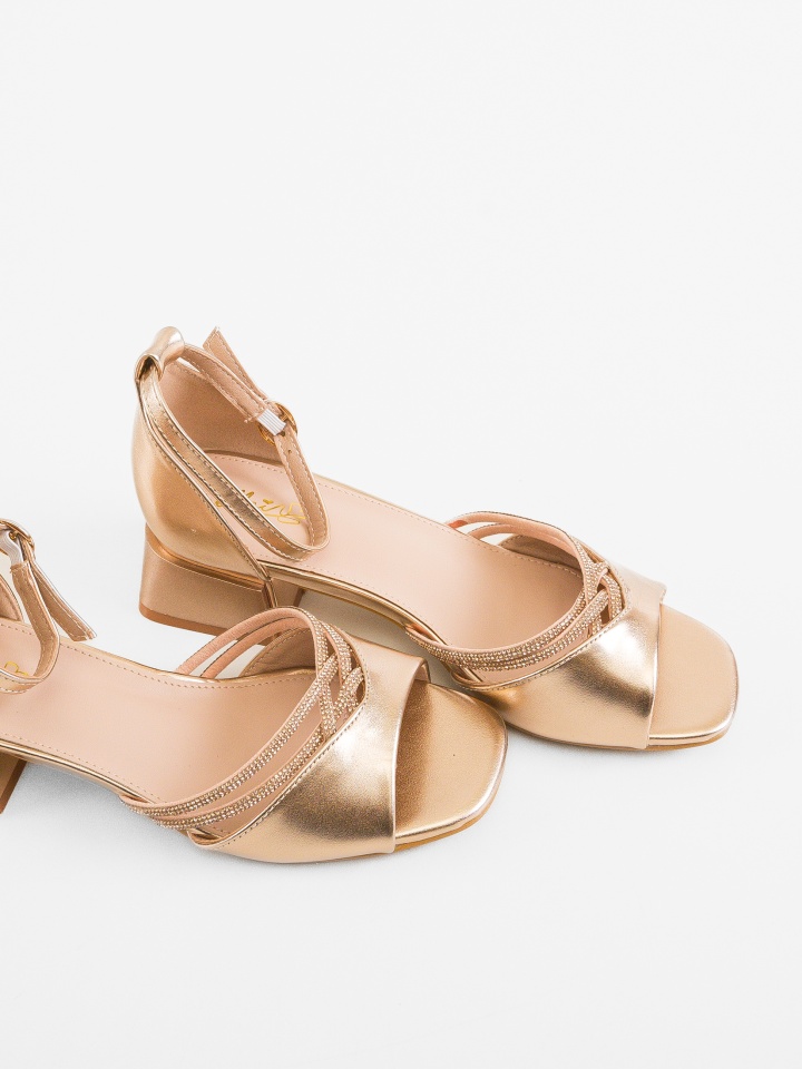 Sandale cu toc Fenrir Argintii