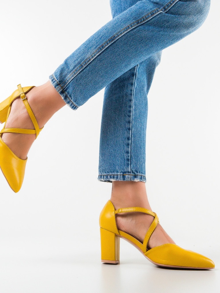 Pantofi Rahma Galbeni