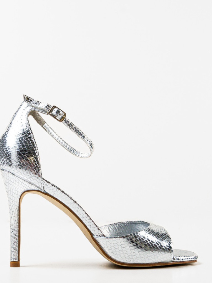 Sandale cu toc Lekaz Negri